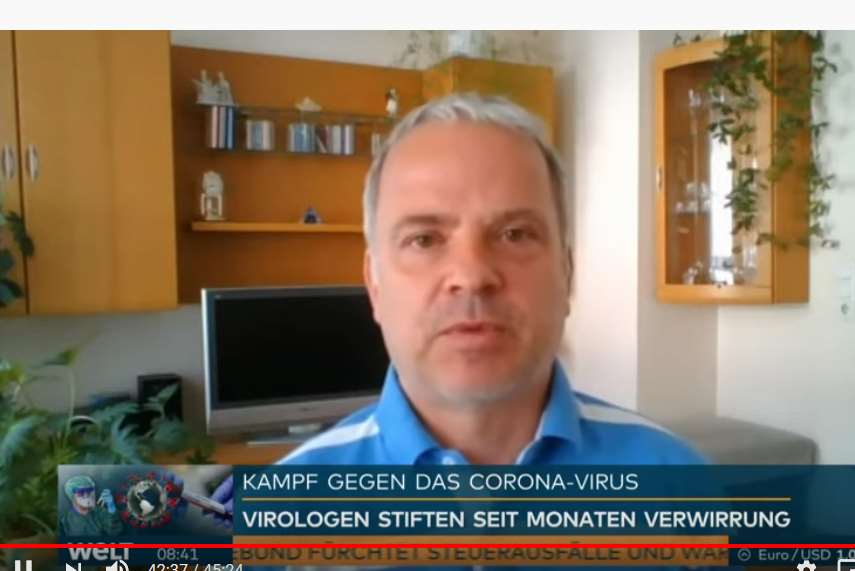 Dr. Martin Stürmer mit Untertitel: Virologen stiften Verwirrung