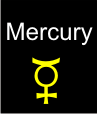 Tiertarot: Merkur beeinflusst acht der Staebe: Symbol