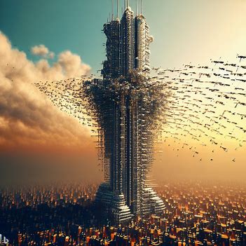 Baustelle der Zukunft: Roboter so groß wie Insekten bauen Wolkenkratzer