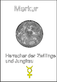 Tiertarot: Beschreibung der Jungfrau: Planet Merkur