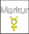 Tiertarot: Merkur beeinflusst acht der Staebe: Symbol